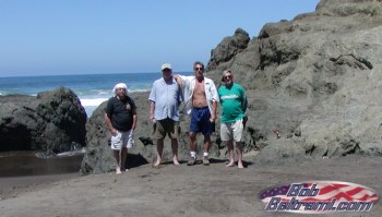 Mike, Tom, Rich and Bruce Out on the Beach